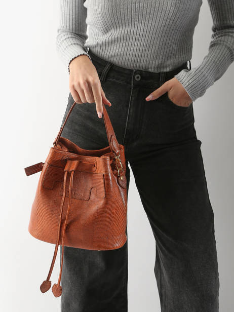 Bucket Bag La Suite 1960 Leder Paul marius Bruin la suite 1960 CAPUC960 ander zicht 1